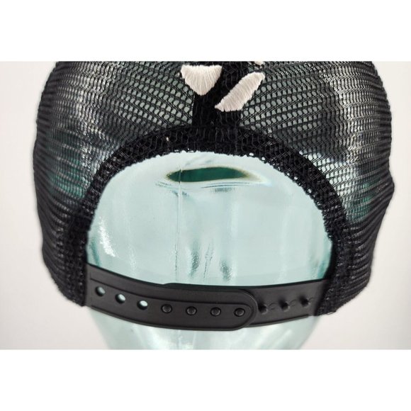 Taylormade Golf Snapback Hat Cap Black Patch Embroidered Logo Mesh Back OSFA - Picture 6 of 9